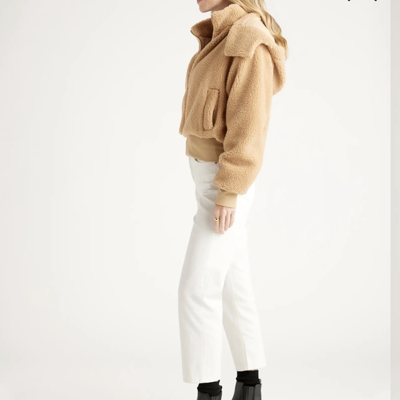 Quince Hooded Sherpa Jacket - Picture 6 of 8